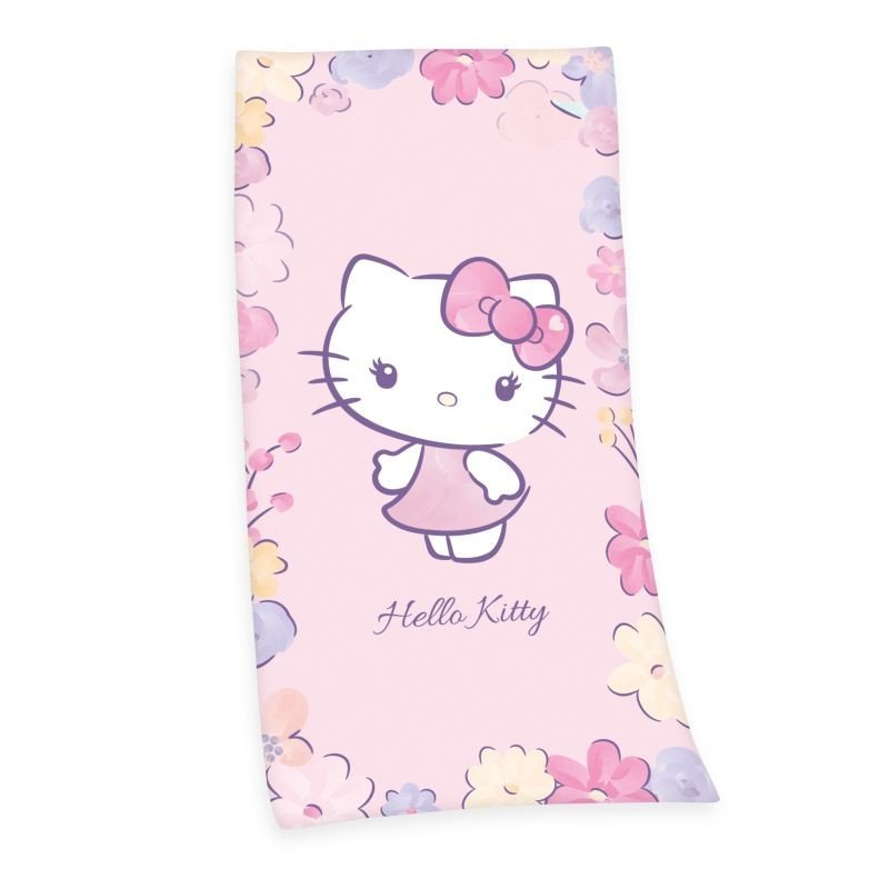 HERDING Osuška Hello Kitty Bavlna - Froté, 75/150 cm - plážové osušky