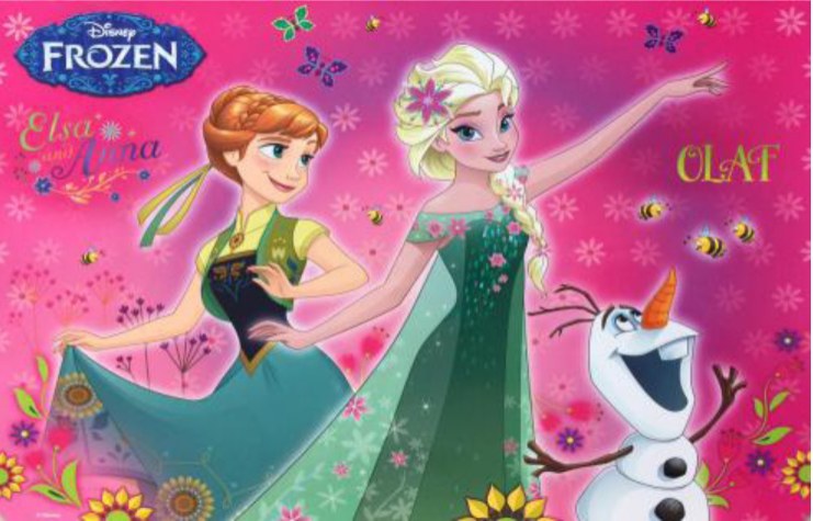 Podmetač za stol Frozen LP2029, dimenzije 42 x 30 cm - Akcija sve za 1 Euro