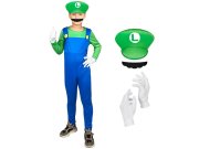 Dětský kostým Super Mario Luigi 110-122 M