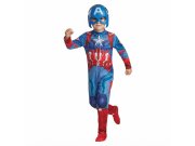 Párty a karneval Dětské kostýmy - Dětský kostým Superhrdina Kapitán Amerika s maskou 110-122 M Dětský kostým Superhrdina Kapitán Amerika s maskou 110-122 M