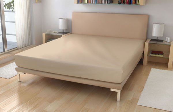 Prostěradla - Jersey prostěradlo 60/120 bílá káva Jersey prostěradlo 60/120 bílá káva - Prostěradla