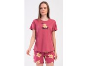 Ženy Dámská pyžama Dámská pyžama šortky - Dámské pyžamo šortky Pink bear Dámské pyžamo šortky Pink bear