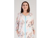 Dámské domácí šaty s tříčtvrtečním rukávem Melissa Ženy - Dámské noční košile - Nadměrné dámské noční košile