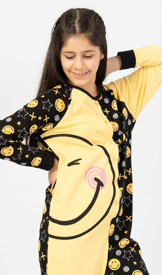 Děti - Holky - Dívčí pyžama - Dívčí overaly na spaní - Dětský overal Smile Dětský overal Smile - Dívčí overaly na spaní