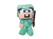 Hračky Plyšové hračky - Plyšová hračka Minecraft Steve diamantový mini 16cm Plyšová hračka Minecraft Steve diamantový mini 16cm