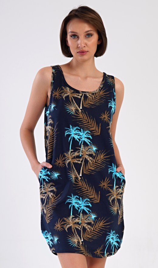 Dámská noční košile na ramínka Tropicana - Dámské noční košile na ramínka
