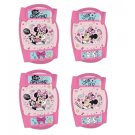 SEVEN Chrániče loktů a kolen Minnie pink Polypropylen, polyester, nylon, 19 - 25 cm obvod lokte, 24 - 30 cm obvod v nataženém koleni Sportovní potřeby - cyklodoplňky