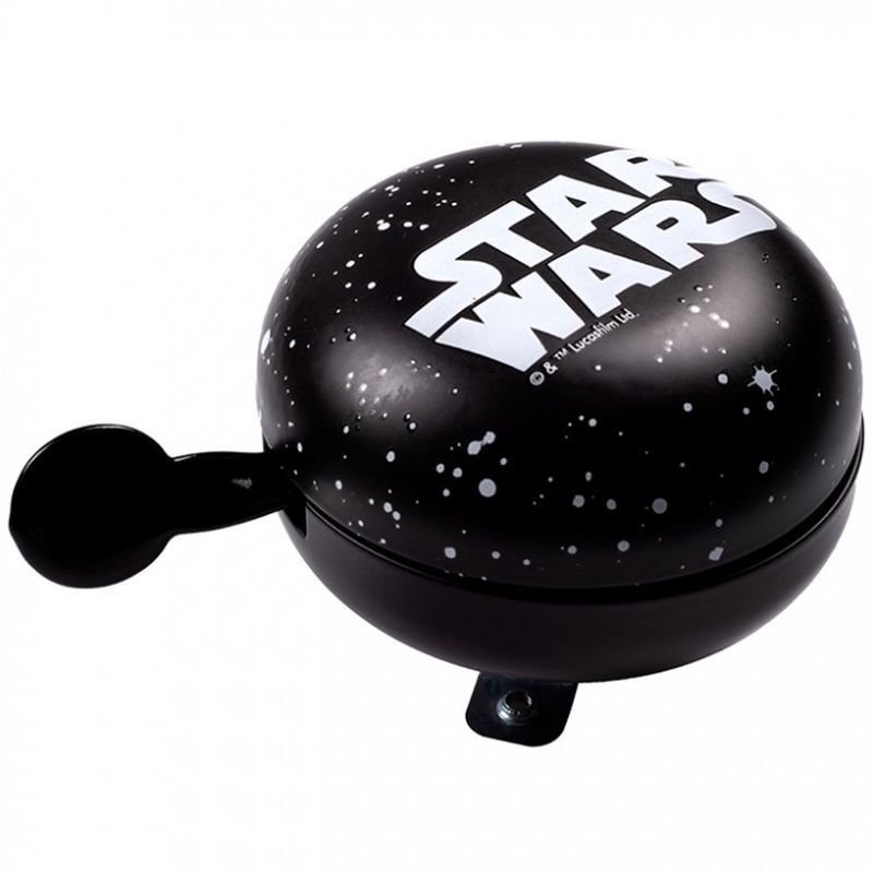 Sportovní potřeby - cyklodoplňky - SEVEN Kovový retro zvonek na kolo Star Wars logo Kov, Průměr 9 cm, výška 5,5 cm SEVEN Kovový retro zvonek na kolo Star Wars logo Kov, Průměr 9 cm, výška 5,5 cm - cyklodoplňky