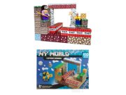 Magnetická stavebnice Minecraft TNT world 100ks Hračky - Magnetické stavebnice