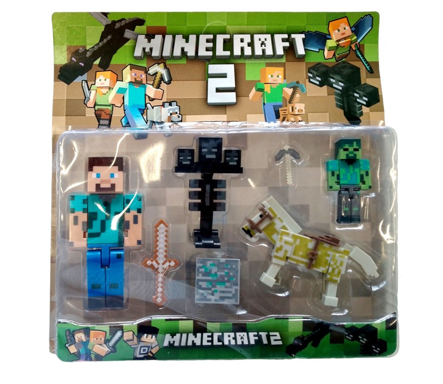 Hračky - Figurky a postavičky - Kolekce figurek Minecraft level 2 sada 7 ks Kolekce figurek Minecraft level 2 sada 7 ks - Figurky a postavičky