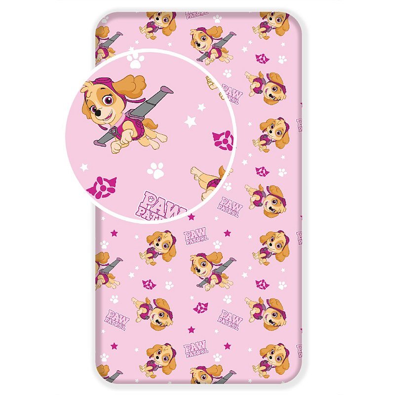 Prostěradla - Licenční prostěradla - Prostěradlo Paw Patrol Power PP122 90/200 Prostěradlo Paw Patrol Power PP122 90/200 - Licenční prostěradla