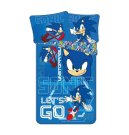 Povlečení licenční - JERRY FABRICS Povlečení Sonic Lets go Bavlna, 140/200, 70/90 cm JERRY FABRICS Povlečení Sonic Lets go Bavlna, 140/200, 70/90 cm