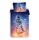Povlečení fototisk - JERRY FABRICS 3D Povlečení Astronaut micro Polyester - mikrovlákno, 140/200, 70/90 cm JERRY FABRICS 3D Povlečení Astronaut micro Polyester - mikrovlákno, 140/200, 70/90 cm