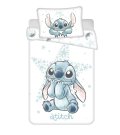 JERRY FABRICS Povlečení do postýlky Lilo and Stitch White Star baby Bavlna, 100/135, 40/60 cm Povlečení do postýlky