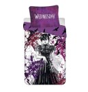 JERRY FABRICS Povlečení Wednesday Raven micro Polyester - mikrovlákno, 140/200, 70/90 cm Povlečení licenční