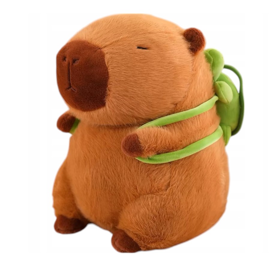 Hračky - Plyšové hračky - Plyšová hračka Capybara s želvičkou 23cm Plyšová hračka Capybara s želvičkou 23cm - Plyšové hračky