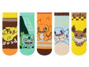 Dětské ponožky Pokémon 3-5 let 5 párů Dětské oblečení - Dětské ponožky