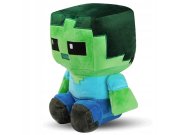 Hračky Plyšové hračky - Plyšová hračka Minecraft Zombie Steve Pixel 20cm Plyšová hračka Minecraft Zombie Steve Pixel 20cm