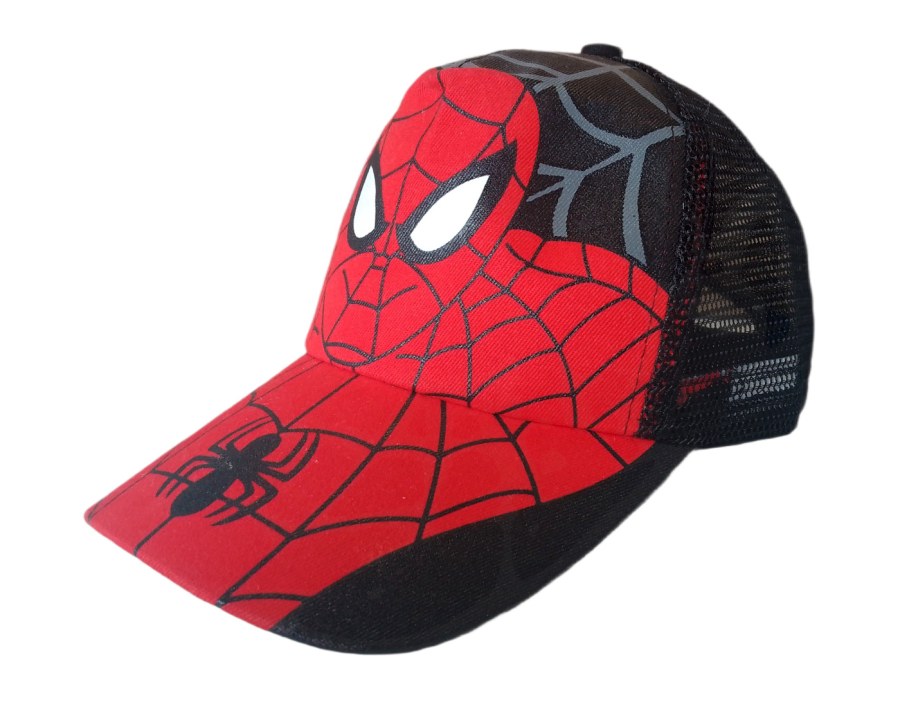 Dětské oblečení - Dětské kšiltovky - Dětská kšiltovka Spiderman s potiskem M Dětská kšiltovka Spiderman s potiskem M - Dětské kšiltovky