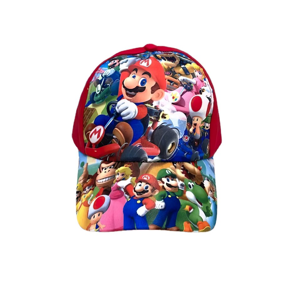 Dětská kšiltovka Super Mario s potiskem M/L - Dětské kšiltovky