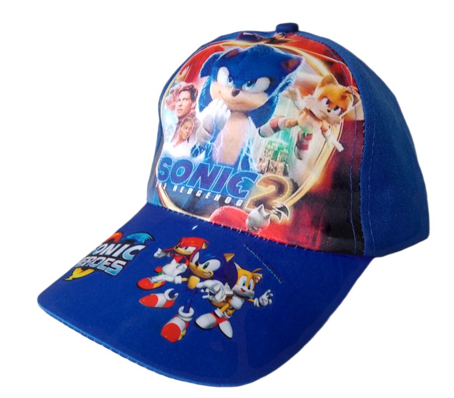 Dětská kšiltovka Ježek Sonic s potiskem M/L - Dětské kšiltovky