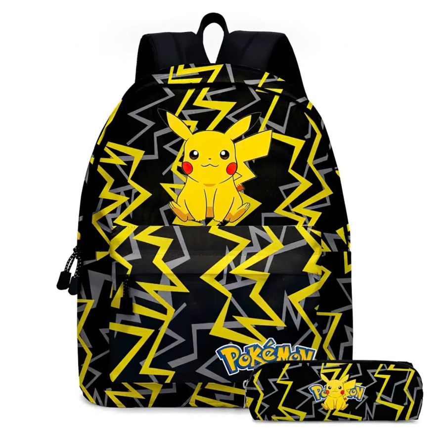Školní potřeby - Batohy - Dětský batoh Pokémon Pikachu s penálem Dětský batoh Pokémon Pikachu s penálem - Batohy
