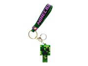 Dětská klíčenka Minecraft Creeper s poutkem a karabinou 22cm Školní potřeby - Přívěšky a klíčenky