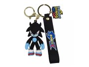 Dětská klíčenka Ježek Sonic Shadow s poutkem a karabinou 22cm Školní potřeby - Přívěšky a klíčenky