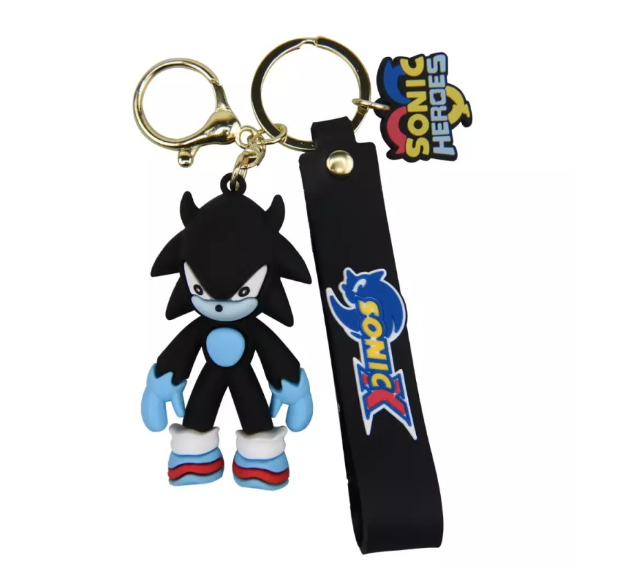 Školní potřeby - Přívěšky a klíčenky - Dětská klíčenka Ježek Sonic Shadow s poutkem a karabinou 22cm Dětská klíčenka Ježek Sonic Shadow s poutkem a karabinou 22cm - Přívěšky a klíčenky