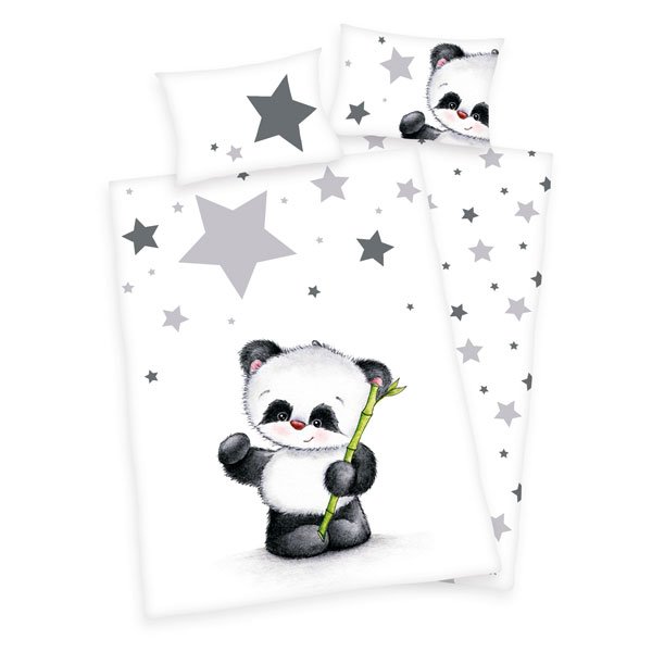 Povlečení do postýlky - Povlečení do postýlky Panda 100/135, 40/60 Povlečení do postýlky Panda 100/135, 40/60 - Povlečení do postýlky