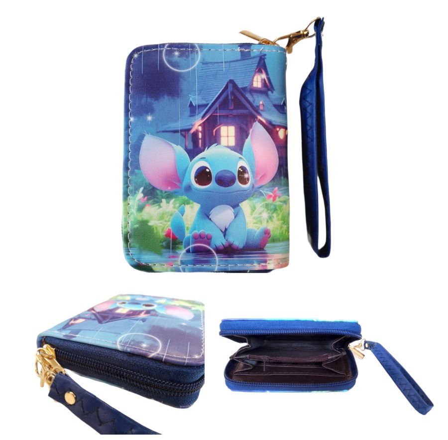 Dětská peněženka Lilo a Stitch s poutkem a karabinou - Dětské peněženky