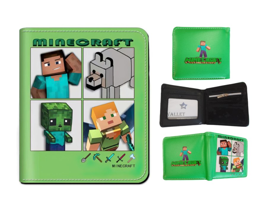 Školní potřeby - Dětské peněženky - Dětská peněženka Minecraft World Dětská peněženka Minecraft World - Dětské peněženky