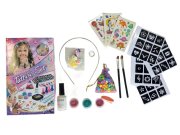 Sada tetování Glitter se šperky a nálepkami 18ks Hračky - Hry na profese - Kosmetička, kadeřnice