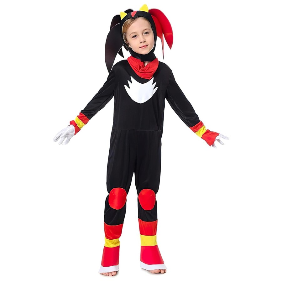 Párty a karneval - Dětské kostýmy - Dětský kostým Sonic Shadow s maskou a rukavicemi 116-128 M Dětský kostým Sonic Shadow s maskou a rukavicemi 116-128 M - Dětské kostýmy