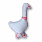 DETEXPOL Tvarovaný mikroplyšový polštářek Husa Polyester, 39x30 cm Polštářky - polštářky s výplní