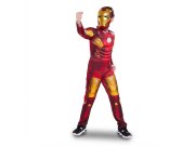 Párty a karneval Dětské kostýmy - Dětský kostým Svalnatý Iron man s maskou 110-122 M Dětský kostým Svalnatý Iron man s maskou 110-122 M