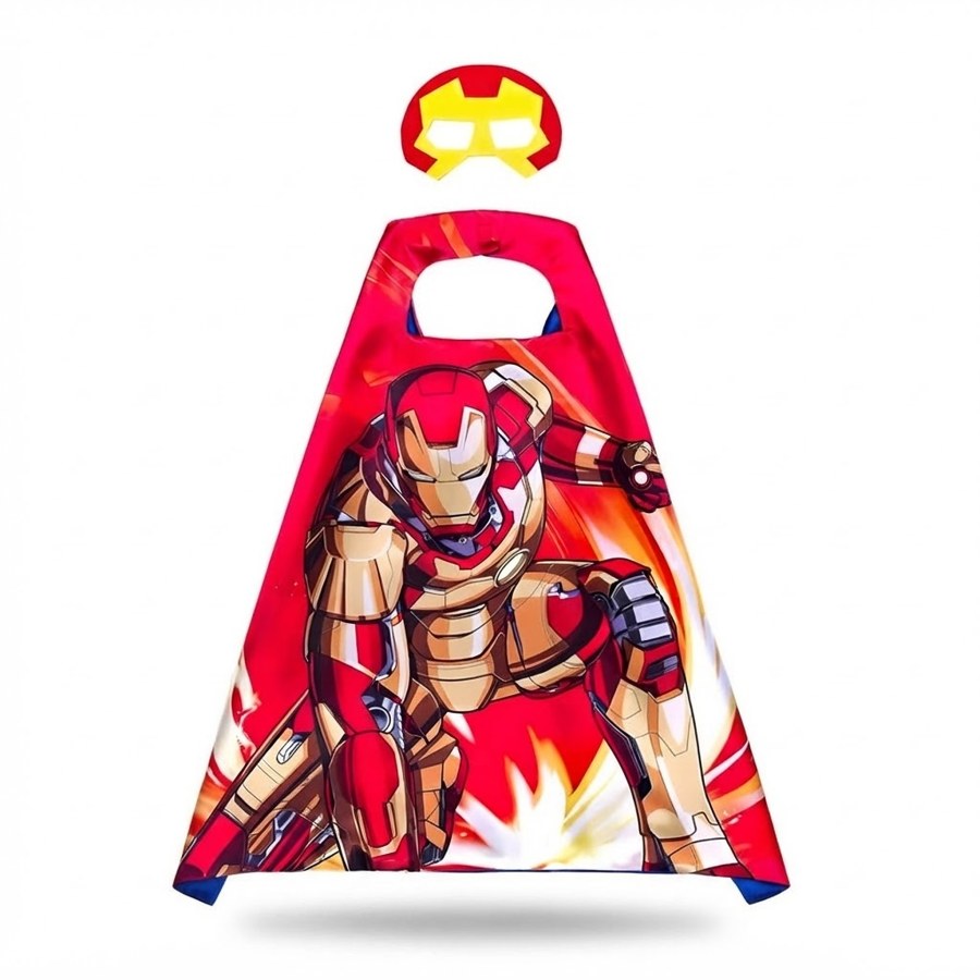 Dětský karnevalový převlek Superhrdina Iron man 2v1 - Dětské kostýmy