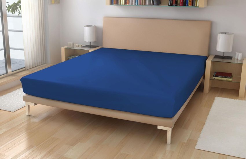 Prostěradla - Froté 90x200 - Froté prostěradlo EXKLUSIVE Tmavě modrá 90/200 Froté prostěradlo EXKLUSIVE Tmavě modrá 90/200 - Froté 90x200