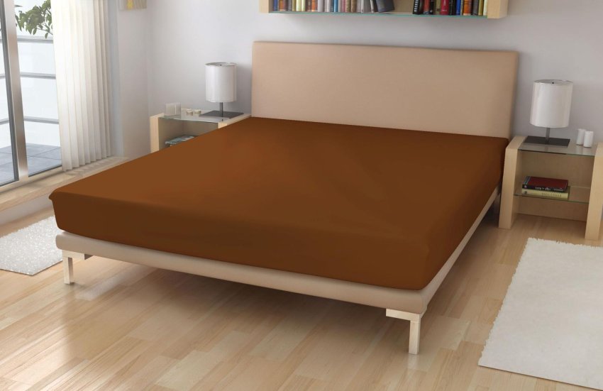 Prostěradla - Froté 90x200 - Froté prostěradlo EXKLUSIVE Tmavě hnědá 90/200 Froté prostěradlo EXKLUSIVE Tmavě hnědá 90/200 - Froté 90x200