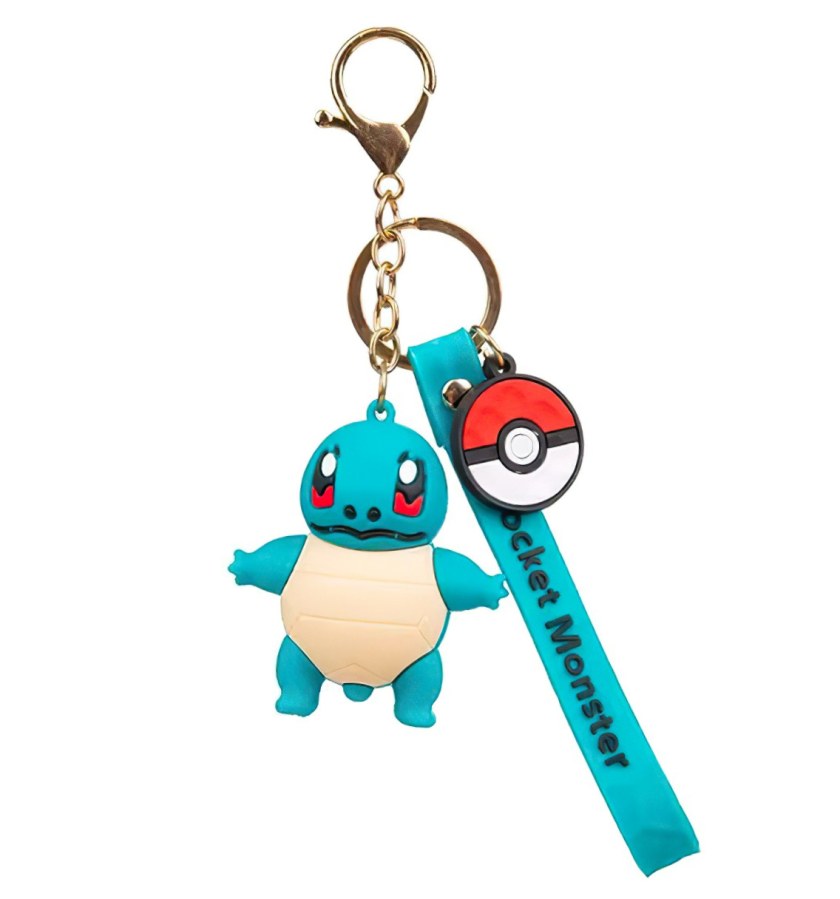 Dětská klíčenka Pokémon Squirtle s poutkem a karabinou - Přívěšky a klíčenky