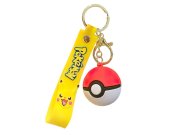 Dětská klíčenka Pokémon Pokébal s poutkem a karabinou Školní potřeby - Přívěšky a klíčenky