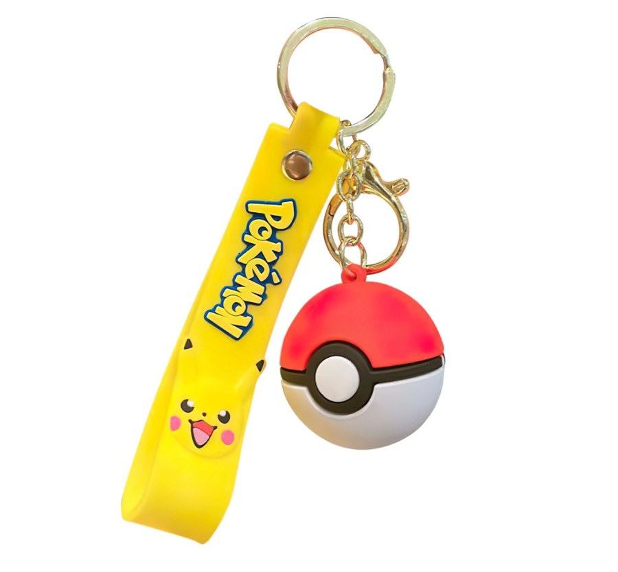 Dětská klíčenka Pokémon Pokébal s poutkem a karabinou - Přívěšky a klíčenky