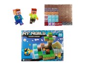 Magnetická stavebnice Minecraft Diamond world 50ks Hračky - Magnetické stavebnice