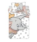 JERRY FABRICS Povlečení do postýlky Dumbo dots baby Bavlna, 100/135, 40/60 cm Povlečení do postýlky