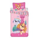 JERRY FABRICS Povlečení Paw Patrol PP525 micro Polyester - mikrovlákno, 140/200, 70/90 cm Povlečení licenční
