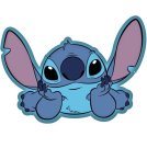 JERRY FABRICS Tvarovaný mikroplyšový polštářek Lilo and Stitch Polyester, 33x25 cm Polštářky