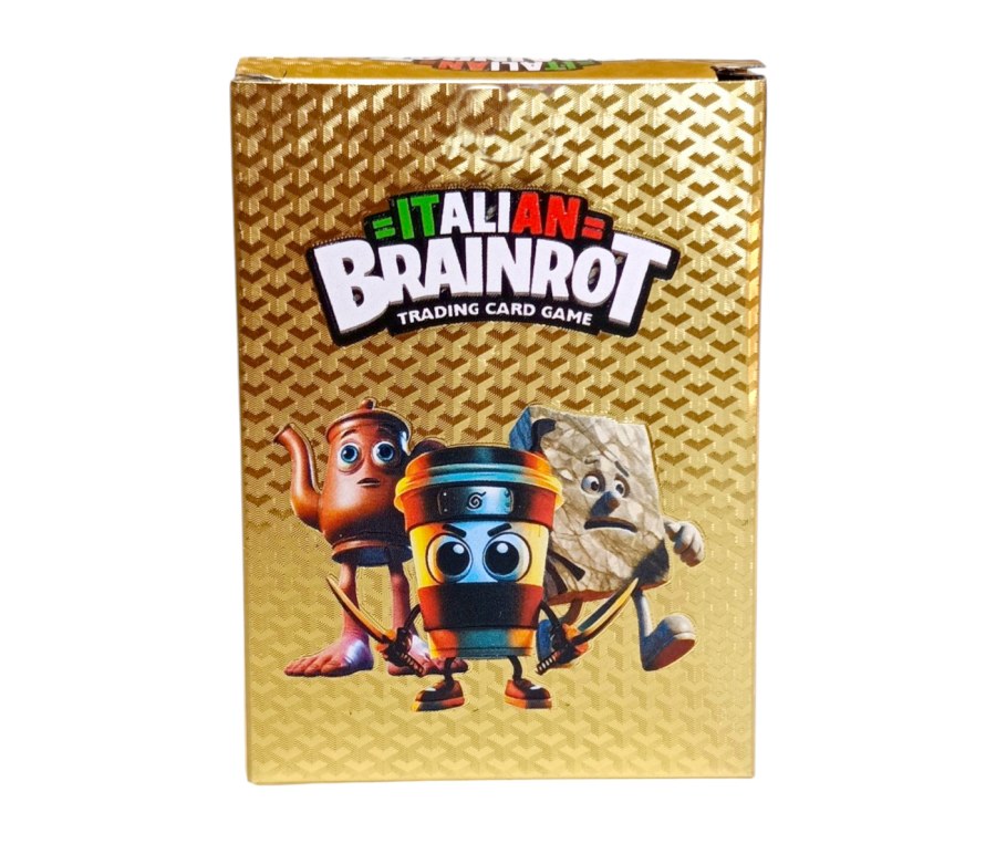 Hračky - Sběratelské karty - Sběratelské karty Italian Brainrot Exclusive zlatá edice 55 karet Sběratelské karty Italian Brainrot Exclusive zlatá edice 55 karet - Sběratelské karty