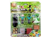 Kolekce figurek Minecraft se stavebními bloky 12ks