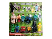 Kolekce figurek Minecraft play set 12ks