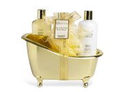 Dárková kosmetická sada pro ženy Luxury bath in gold 5v1 Dárkové sady
